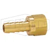 Female 45° SAE Swivel x Hose Barb