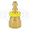 Female 37° JIC Swivel x Push-on Hose Barb
