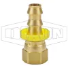 Female 37° JIC Swivel x Push-on Hose Barb