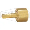 Female NPSM Swivel x Hose Barb Ball Seat