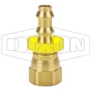 Female 45°SAE/37°JIC Swivel x Push-on Hose Barb