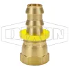 Female 45°SAE/37°JIC Swivel x Push-on Hose Barb