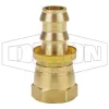 Female 45°SAE/37°JIC Swivel x Push-on Hose Barb