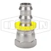 Female 45°SAE/37°JIC Swivel x Push-on Hose Barb