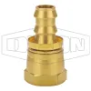 Female 45°SAE/37°JIC Swivel x Push-on Hose Barb