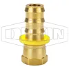 Female 45°SAE/37°JIC Swivel x Push-on Hose Barb