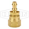 Female 45° SAE Swivel x Push-on Hose Barb