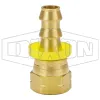 Female 45° SAE Swivel x Push-on Hose Barb