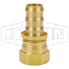 Female 45° SAE Swivel x Push-on Hose Barb