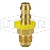Male 37° JIC x Push-on Hose Barb