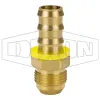 Male 37° JIC x Push-on Hose Barb