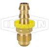 Male 45° SAE x Push-on Hose Barb