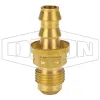Male 45° SAE x Push-on Hose Barb