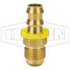 Male 45° SAE x Push-on Hose Barb