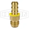Male 45° SAE x Push-on Hose Barb