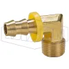 Male NPTF x Push-on Hose Barb 90° Elbow