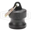 Glass-Filled Polypropylene Cam & Groove Type P Dust Plug