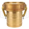 Cam & Groove Type C Coupler x Hose Shank