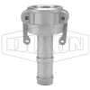 Cam & Groove Type C Coupler x Hose Shank