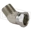 45° Male NPTF x Female NPSM Swivel Nut Elbow