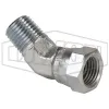 45° Male NPTF x Female NPSM Swivel Nut Elbow