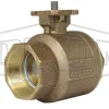 2 Piece Industrial Brass Ball Valve