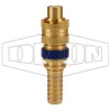 Dix-Lock® N-Series Interchange Male End x Hose Barb Safety-Lock Plug