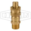 Dix-Lock® N-Series Interchange Male Head x Male Threaded End Plug