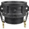 Glass-Filled Polypropylene Cam & Groove Type B Coupler x Male NPT