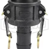 Glass-Filled Polypropylene Cam & Groove Type C Coupler x Hose Shank