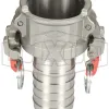 Vent-Lock® Safety EZ Boss-Lock Cam & Groove Type C Coupler x Hose Shank