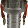 Vent-Lock® Safety Cam & Groove Type C Coupler x Hose Shank