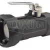 Bayonet Style Dry Disconnect Straight Coupler x Female NPT