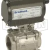 bv2ig - stainless steel ball valve with double acting actuator and solenoid