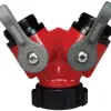 Aluminum 2-Way Ball Valve Female Swivel Inlet