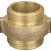 Double Male Rocker Lug Brass