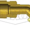 cm-4b unvalved coupler 3d half