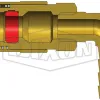 cm-9s unvalved coupler 3d half
