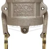 dixon type dc cam and groove dust cap