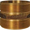 Double Male Hex Nipple Brass