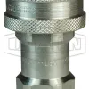 H-Series ISO-B Poppet Valve Female Threaded Coupler