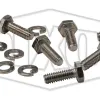 swing check valve repair kit replacement cover bolts and lock washers 