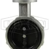 Butterfly valve aluminum body 