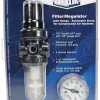 pneumatic fittings display filter/regulator with gauge