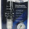 pneumatic fittings display filter/regulator with gauge