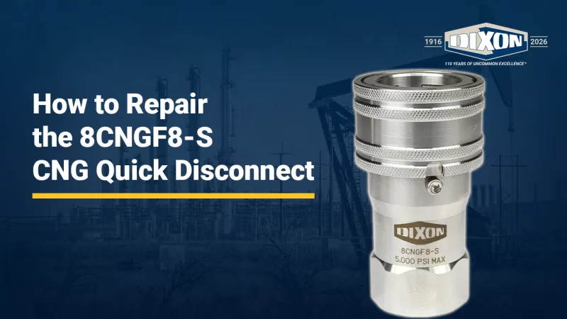 How to Repair the 8CNGF8-S CNG Quick Disconnect