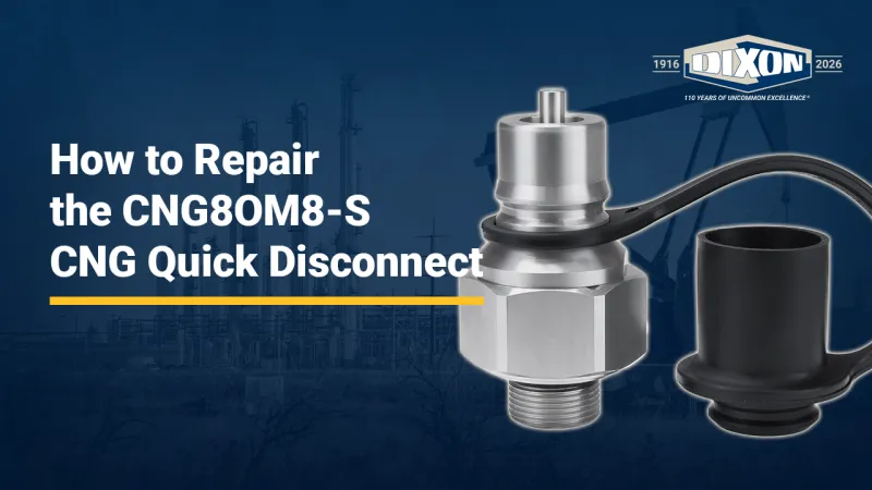 How to Repair the CNG8OM8-S CNG Quick Disconnect