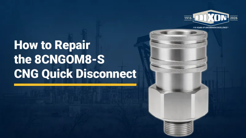 How to Repair the 8CNGOM8-S CNG Quick Disconnect